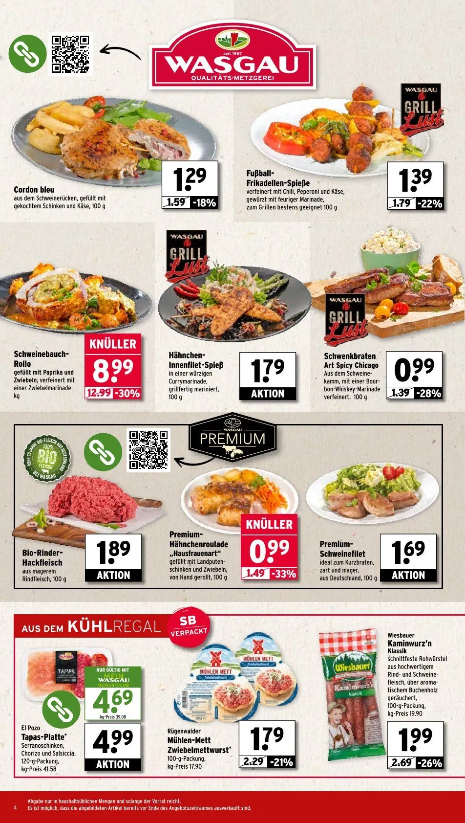 Wasgau Prospekte von 11. August bis 16. August 2025 - Prospekt seite 4