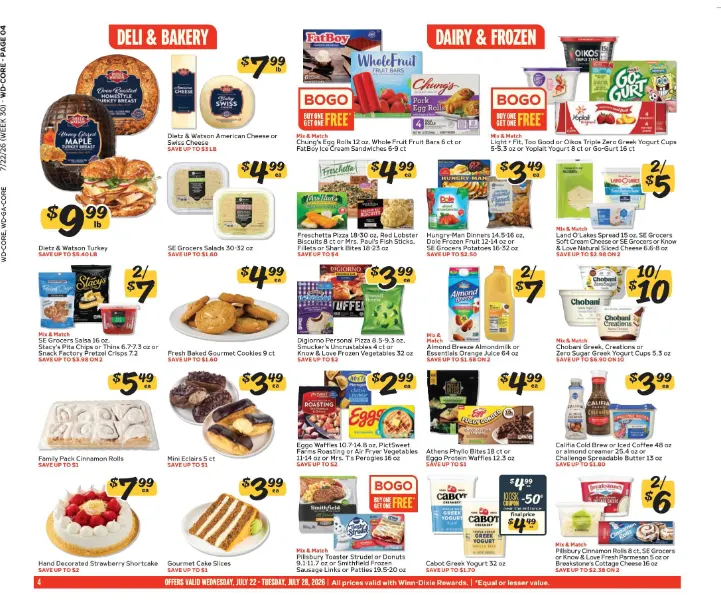 Weekly ad Winn Dixie Sales from July 22 to July 28 2026 - Page 4