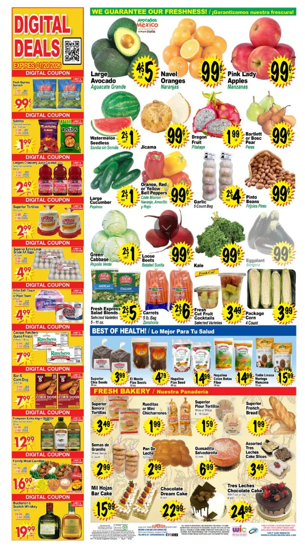 Weekly ad Superior Grocers Sales from January 14 to January 20 2026 - Page 4