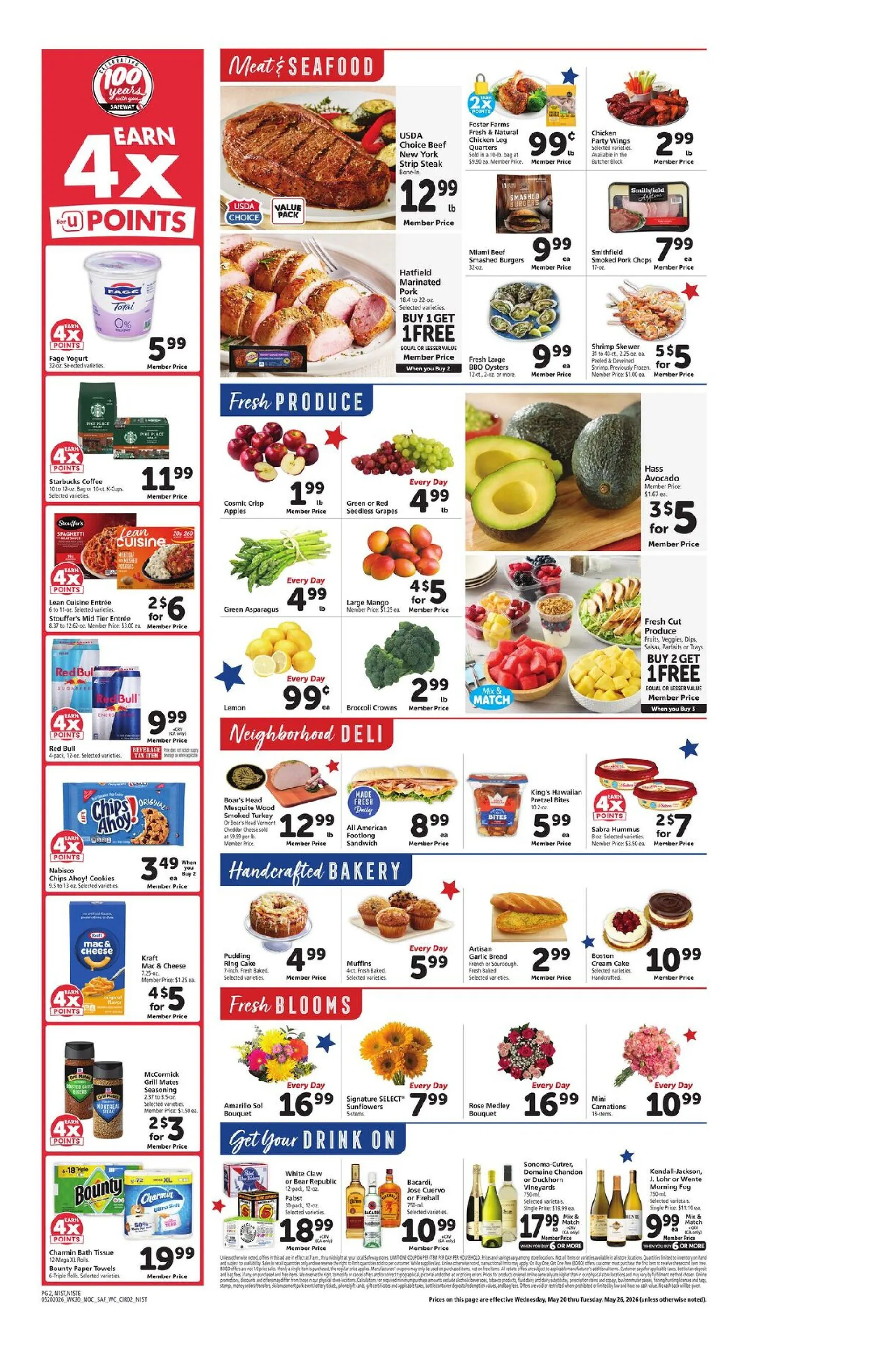 Weekly promotion Safeway Sales spanning from May 20 to May 26 2026 - Page 4 for Catalogue 365