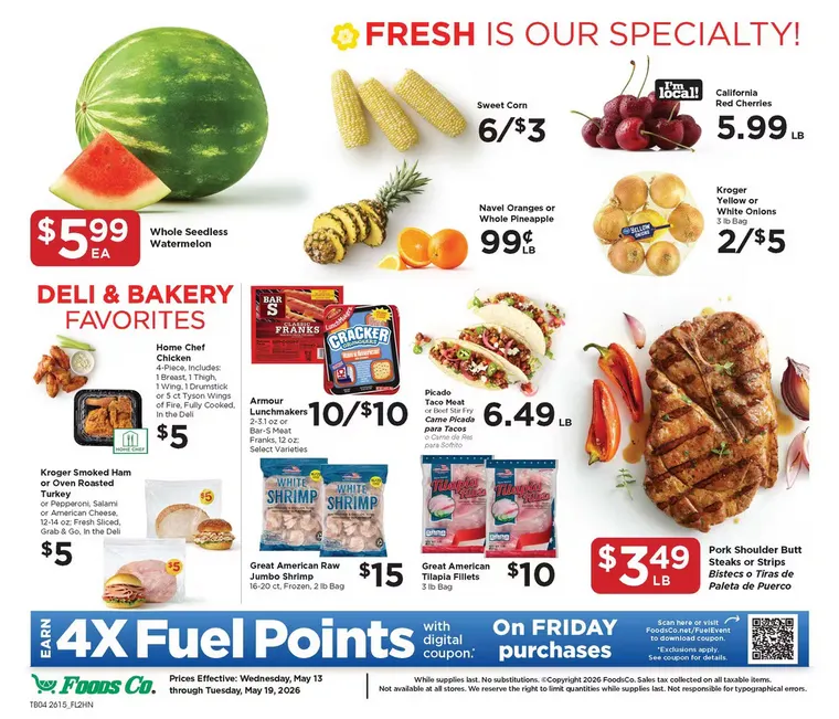 Weekly ad Foods Co.  Sales from May 13 to May 19 2026 - Page 4