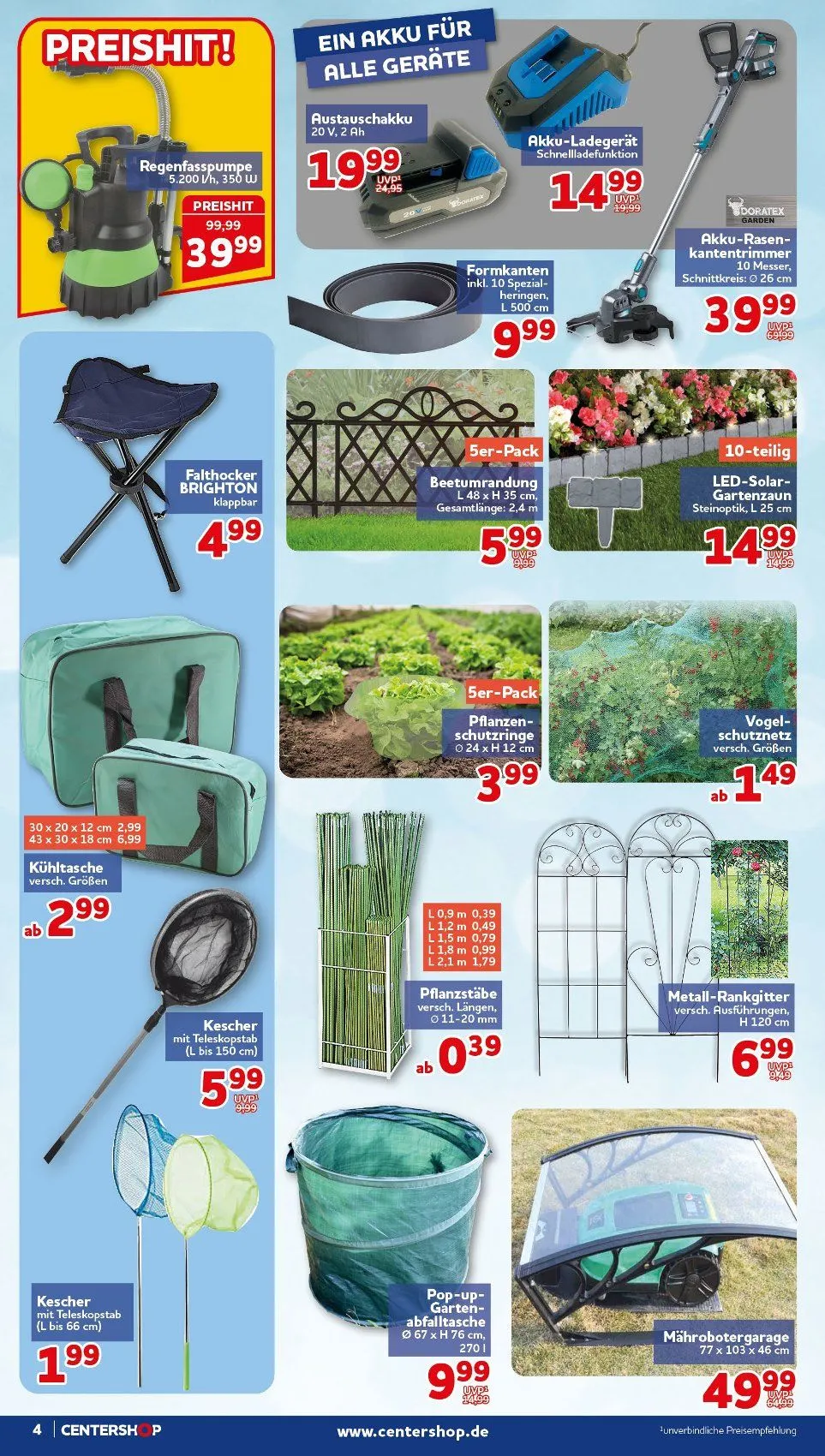 CENTERSHOP Prospekte von 13. Juli bis 18. Juli 2026 - Prospekt seite 4