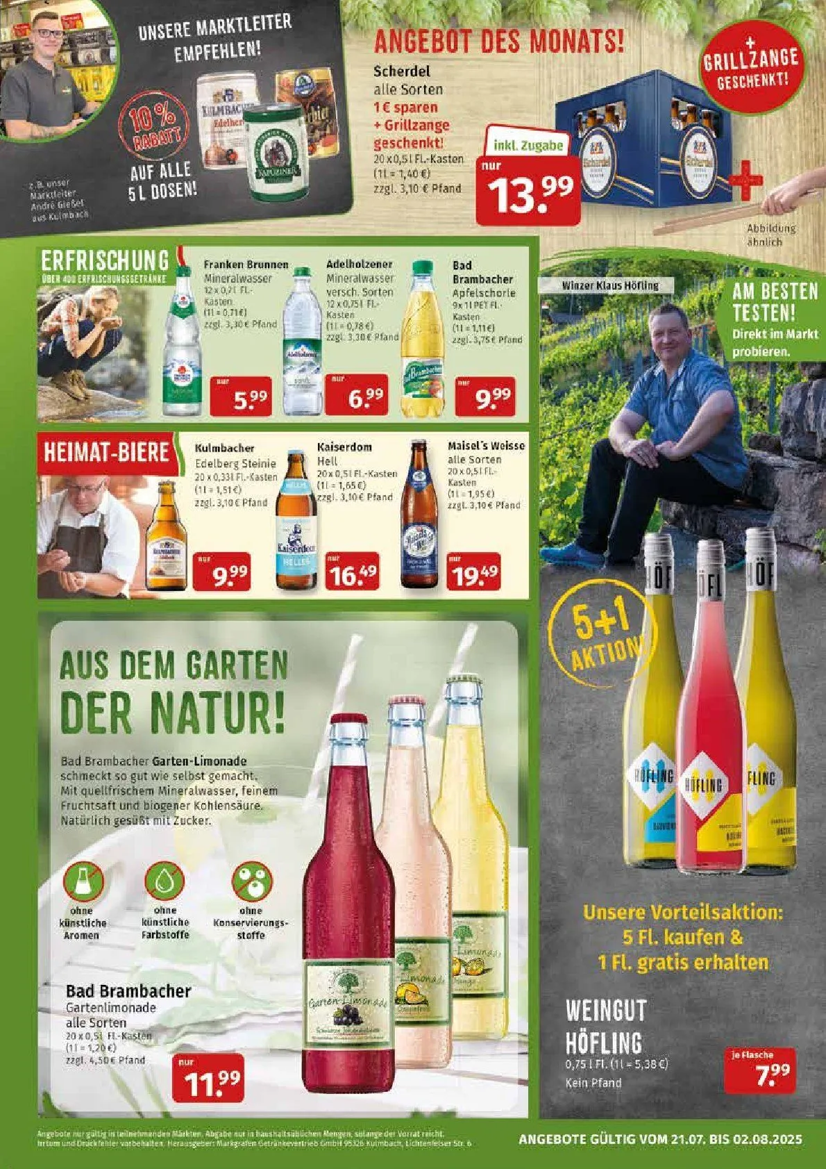 Markgrafen Prospekte von 21. Juli bis 8. August 2025 - Prospekt seite 4