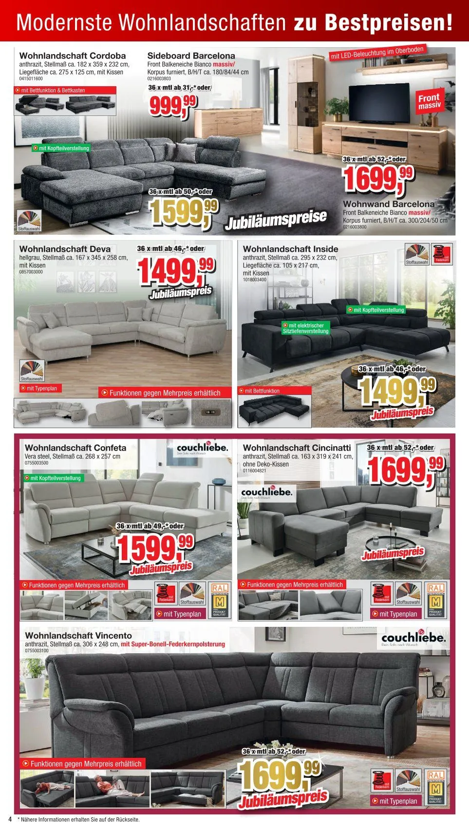  Möbelfundgrube Angebote von 11. Dezember bis 23. Dezember 2025 - Prospekt seite 4