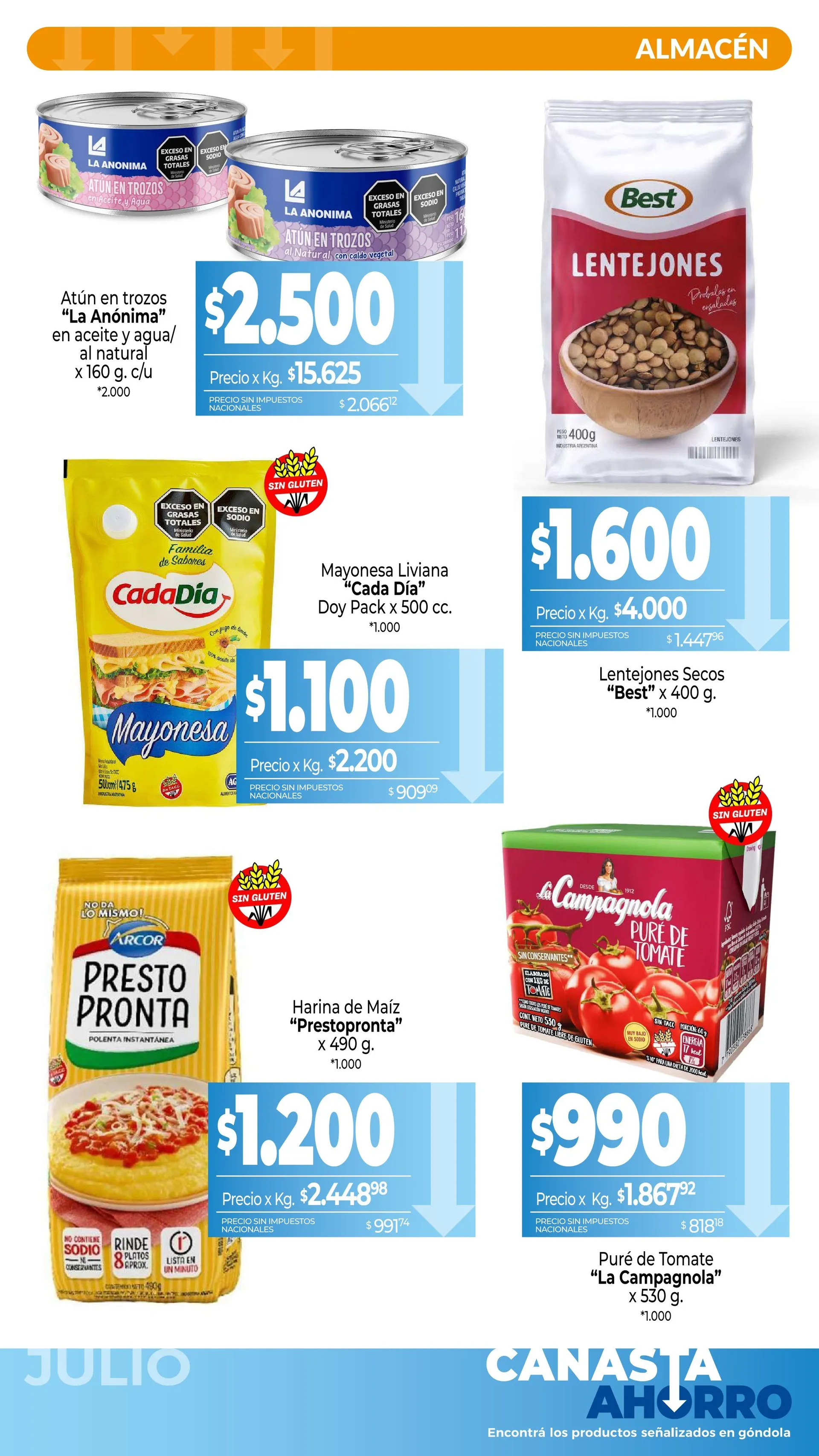 Ofertas de  Ofertas La Anónima  1 de julio al 7 de julio 2026 - Página 4 del catálogo