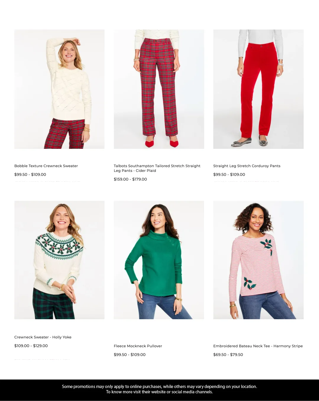 Weekly promotion Talbots Sales spanning from November 20 to November 30 2025 - Page 3 for Catalogue 365