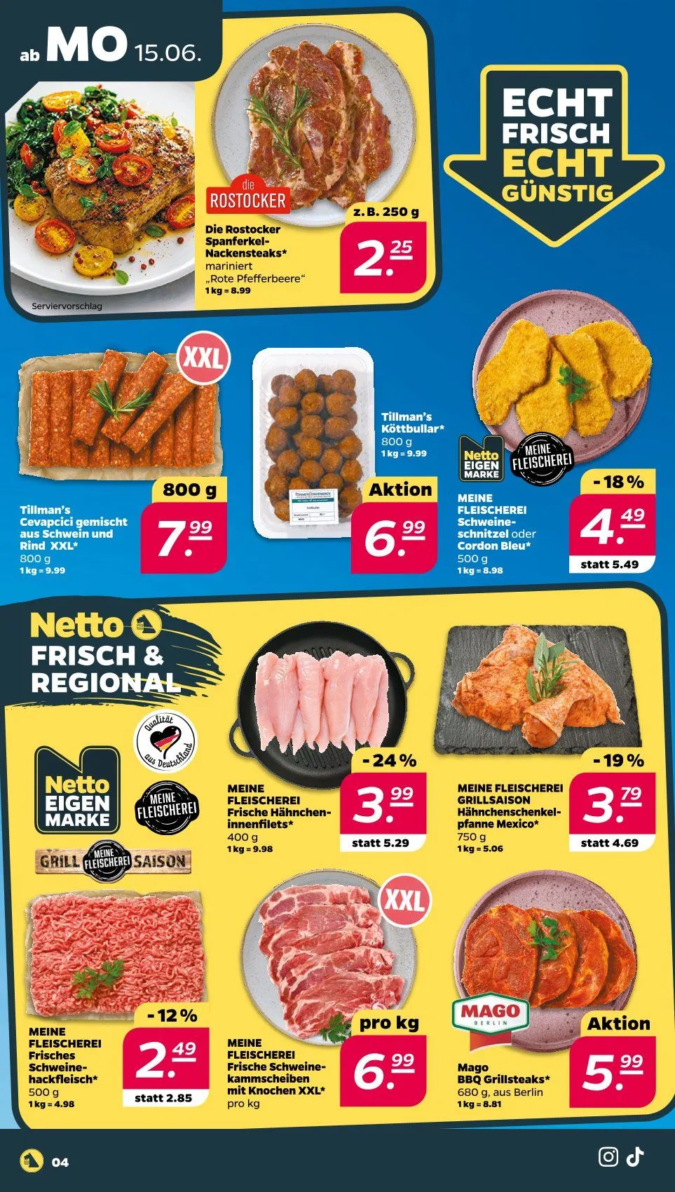  Netto Prospekte  von 15. Juni bis 20. Juni 2026 - Prospekt seite 4