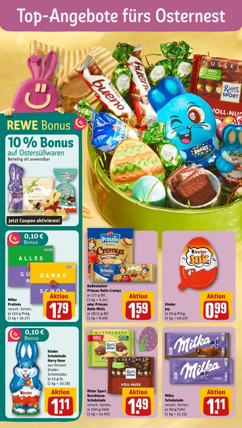 REWE Prospekt von 7. April bis 13. April 2025 - Prospekt seite 4