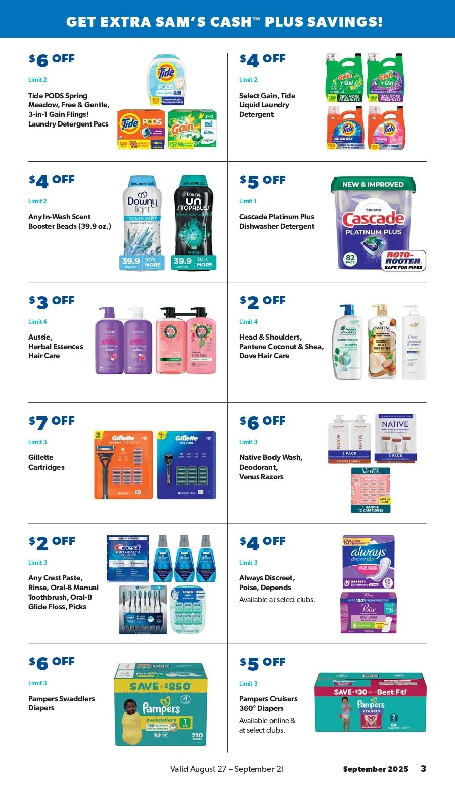 Weekly ad Instant Savings from August 19 to September 22 2025 - Page 3