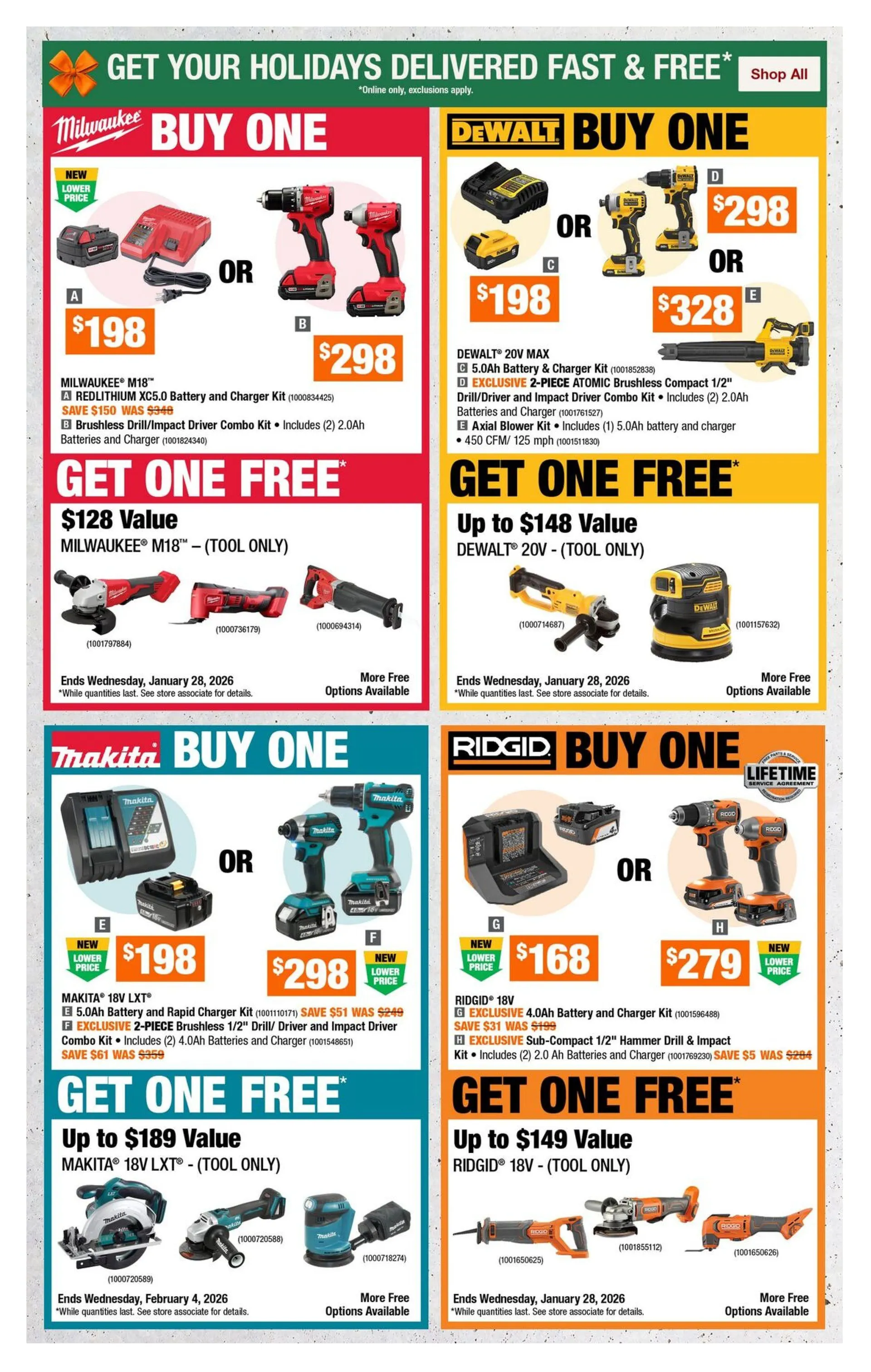 The Home Depot Sales from November 6 to November 19 2025 - flyer page 4