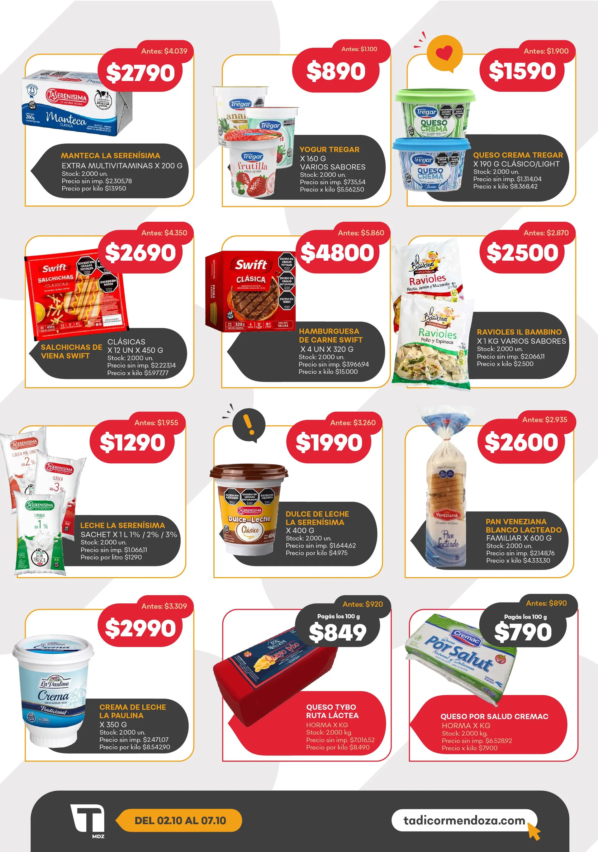 Ofertas de Ofertas Supermercados Tadicor 2 de octubre al 7 de octubre 2025 - Página 4 del catálogo