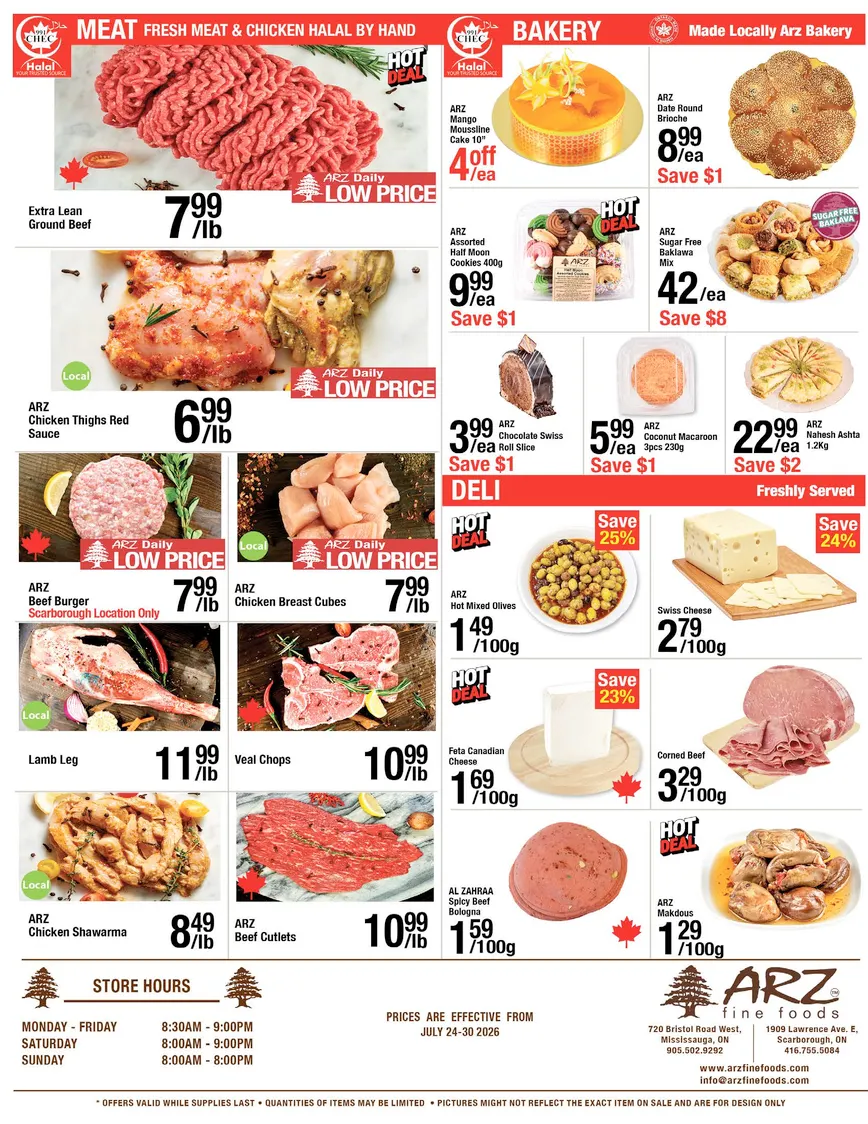 Arz Fine Foods Sales from July 24 to July 30 2026 - flyer page 4