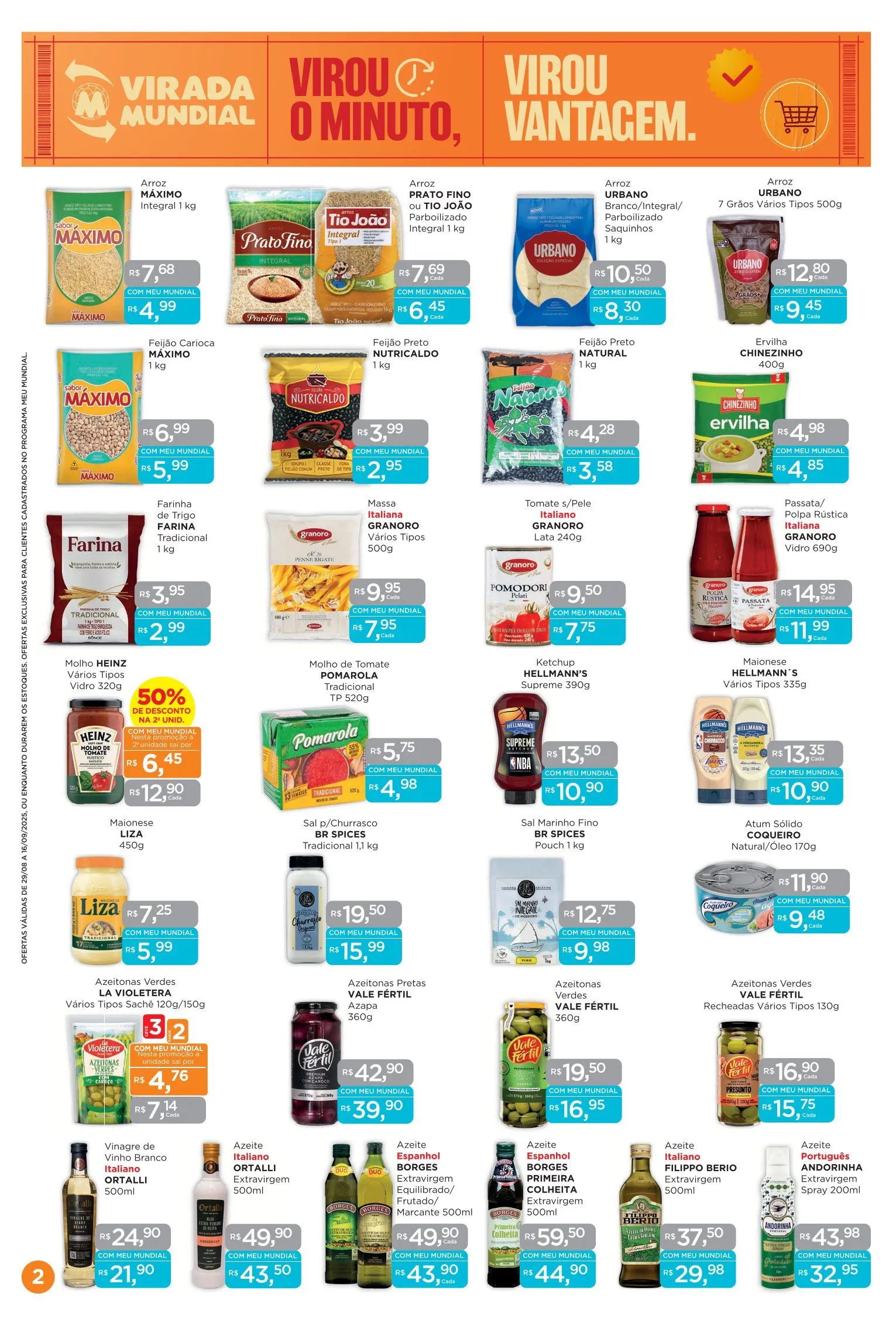 Encarte de Folhetos Supermercados Mundial 29 de agosto até 16 de setembro 2025 - Pagina 3