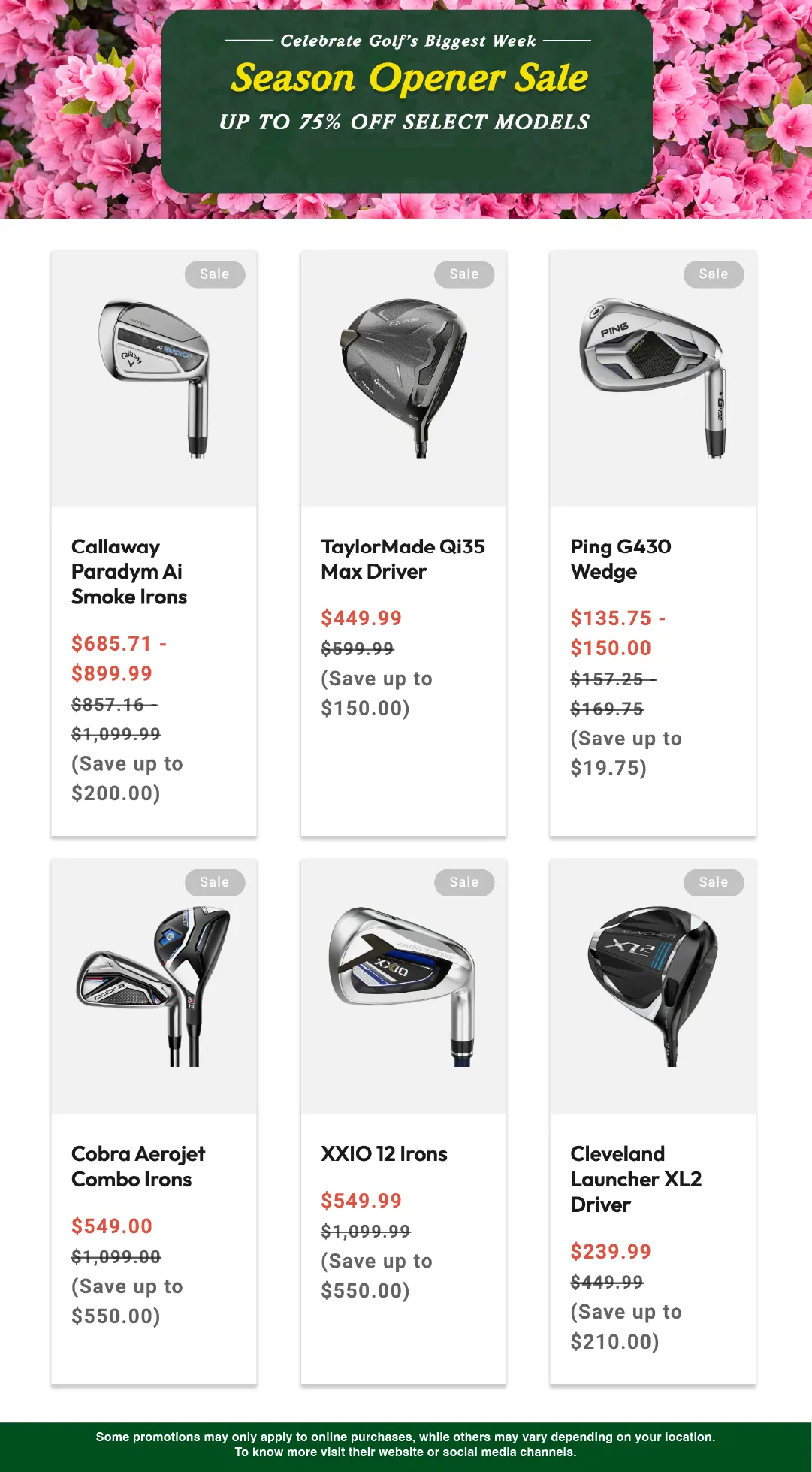 Weekly ad Golf Discount Sales from April 13 to May 2 2026 - Page 3