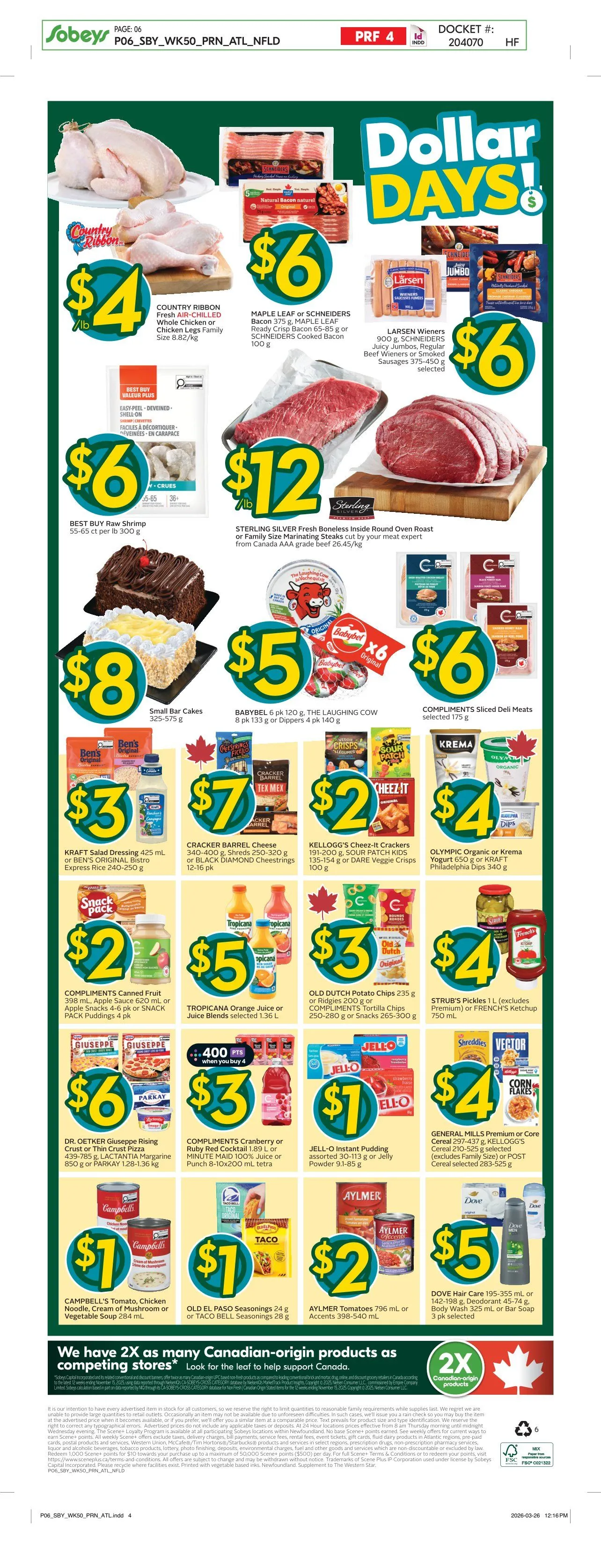 Sobeys Sales from April 9 to April 15 2026 - flyer page 4