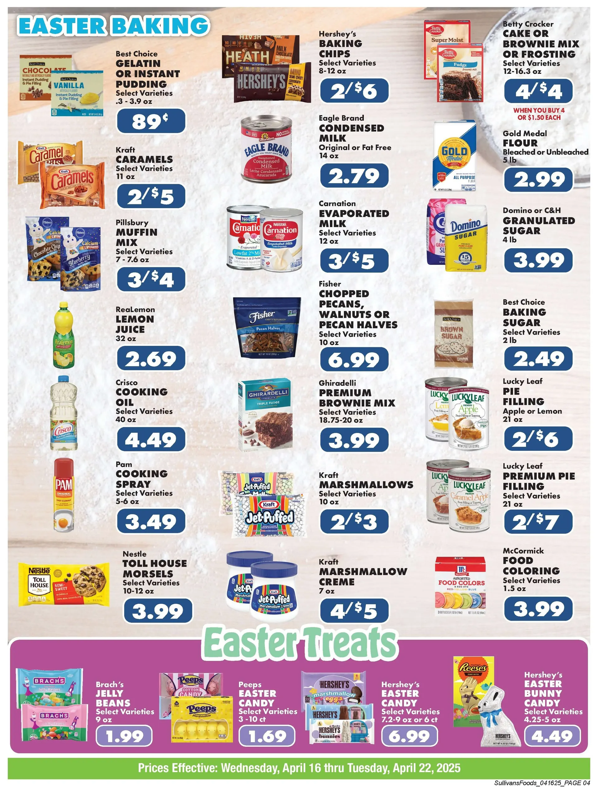 Weekly ad Sullivan's Foods Deals from April 16 to April 20 2025 - Page 4