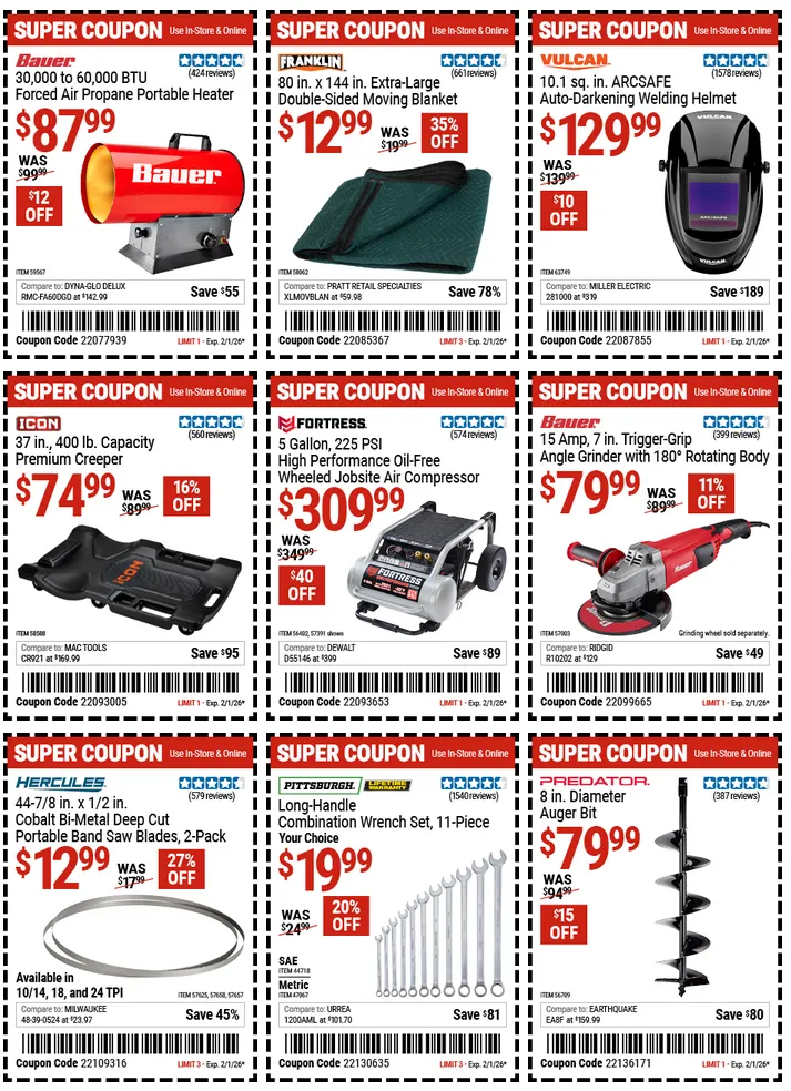 Weekly ad Harbor Freight Sales from January 21 to January 23 2026 - Page 4