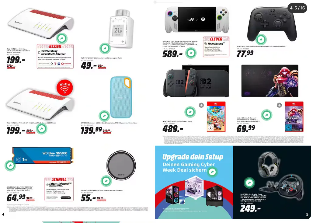 Saturn Angebote von 1. Dezember bis 8. Dezember 2025 - Prospekt seite 4