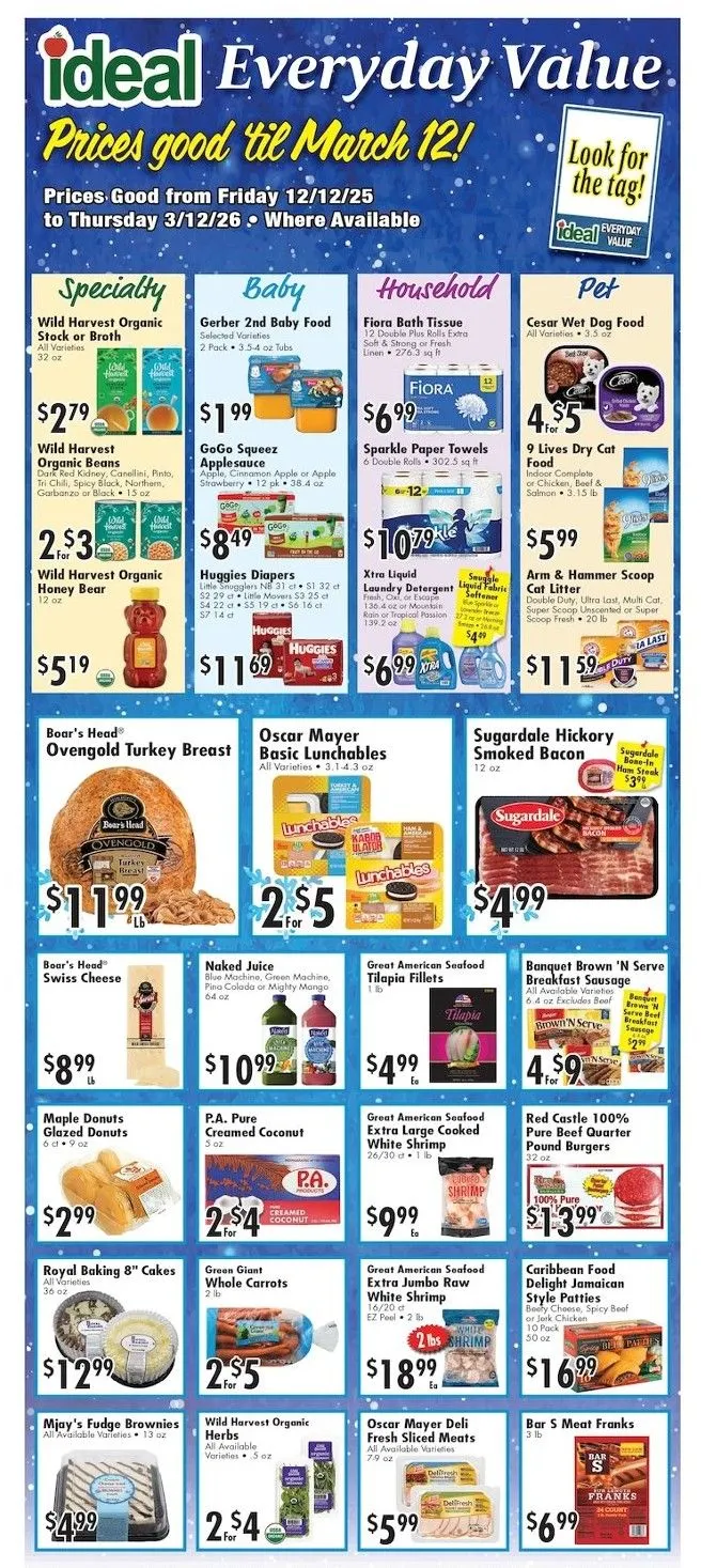 Weekly ad Ideal Food Basket Sales from December 12 to December 25 2025 - Page 4