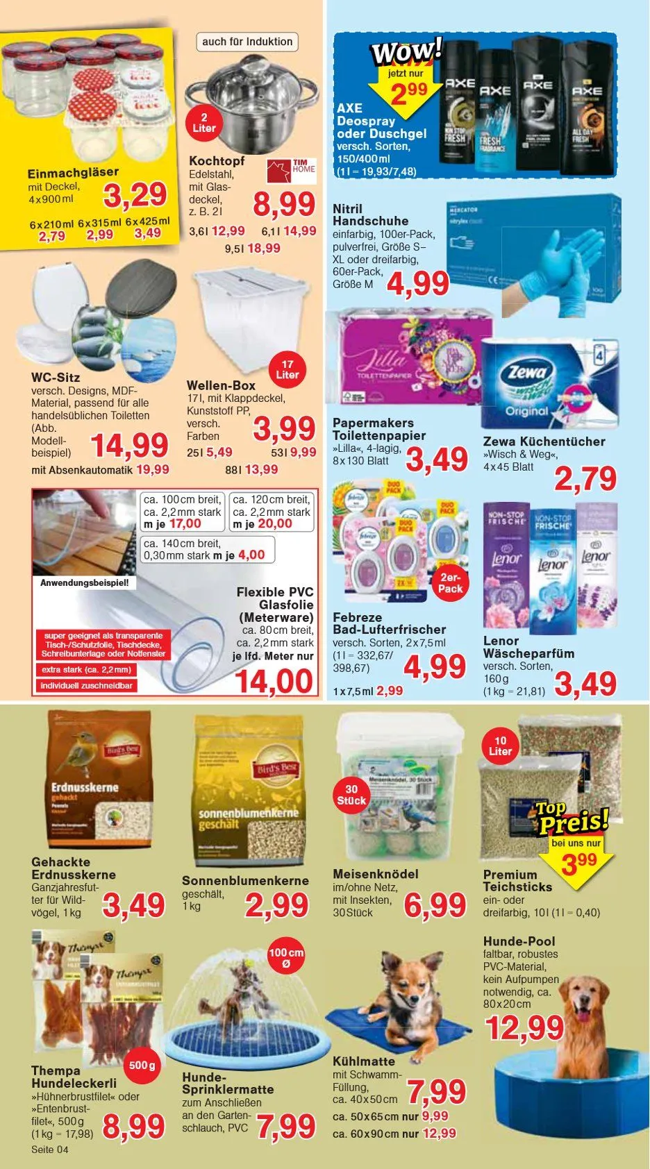 Wiglo Wunderland Prospekte von 28. Juli bis 2. August 2025 - Prospekt seite 4