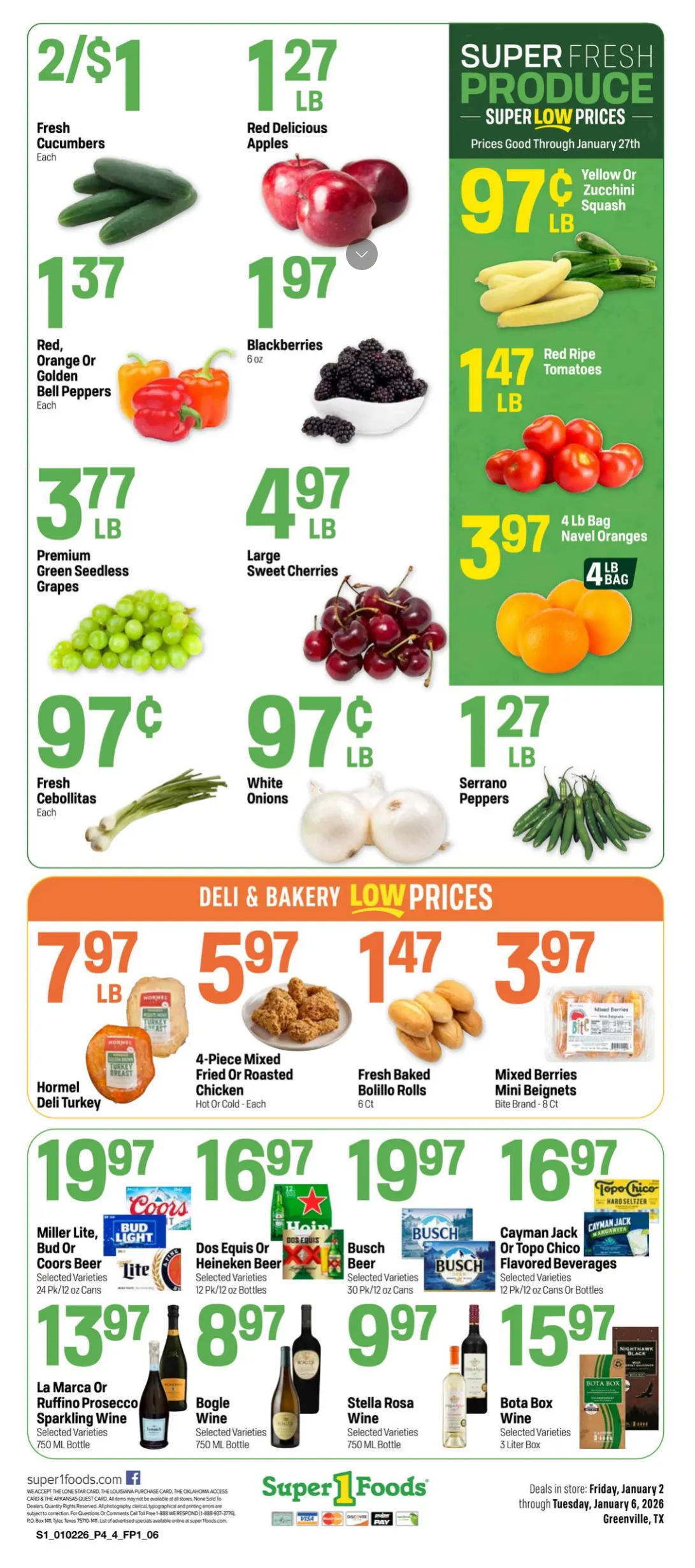 Weekly ad Super 1 Foods Sales from January 2 to January 6 2026 - Page 4