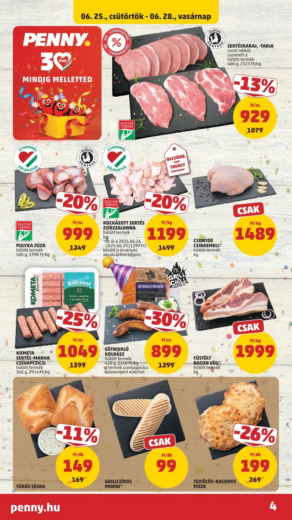 Katalógus  Penny Market legfrissebb ajánlatai június 25.-tól július 1.-ig 2026. - Oldal 4