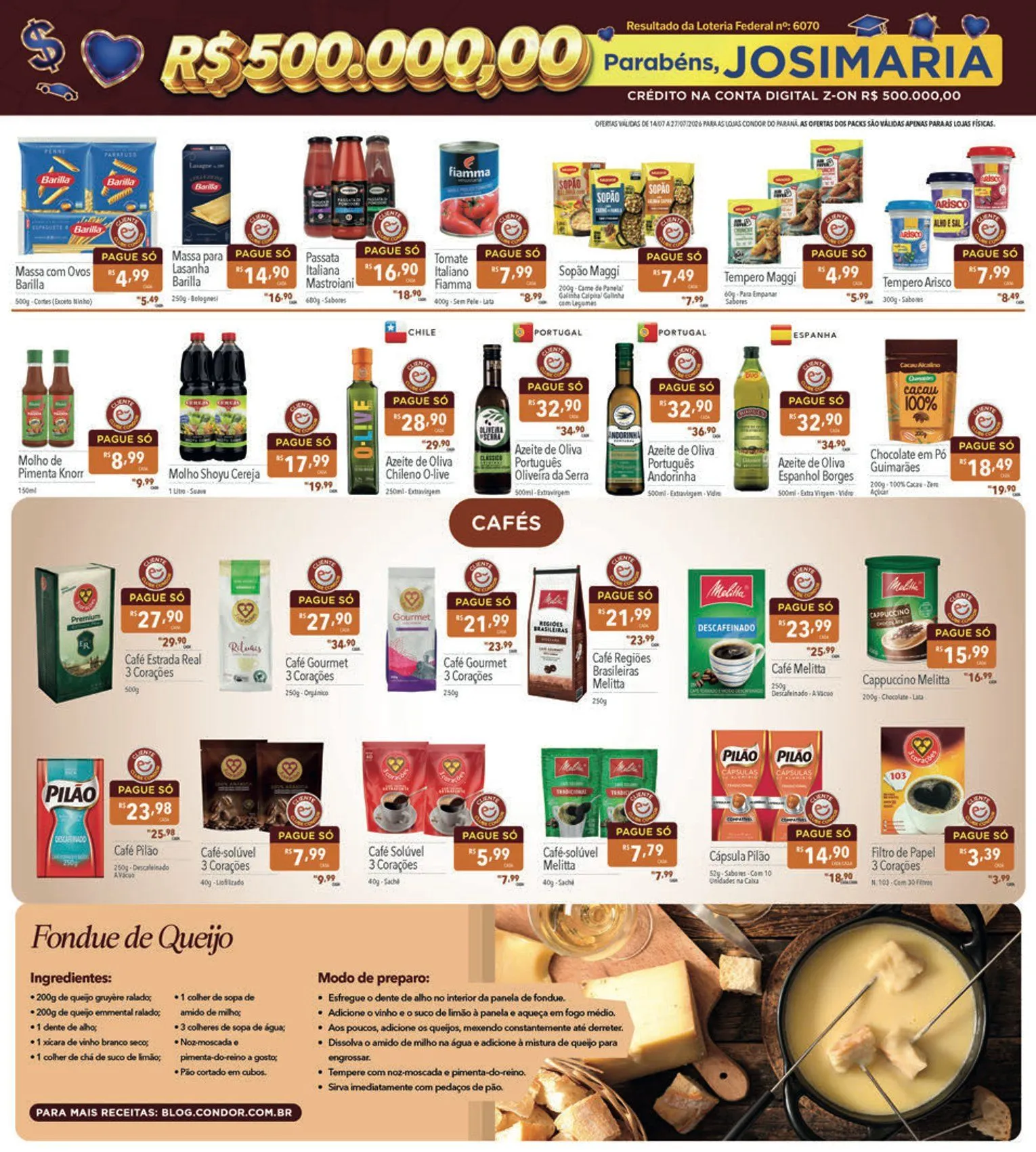 Encarte de Folhetos Supermercados Condor 14 de julho até 27 de julho 2026 - Pagina 4