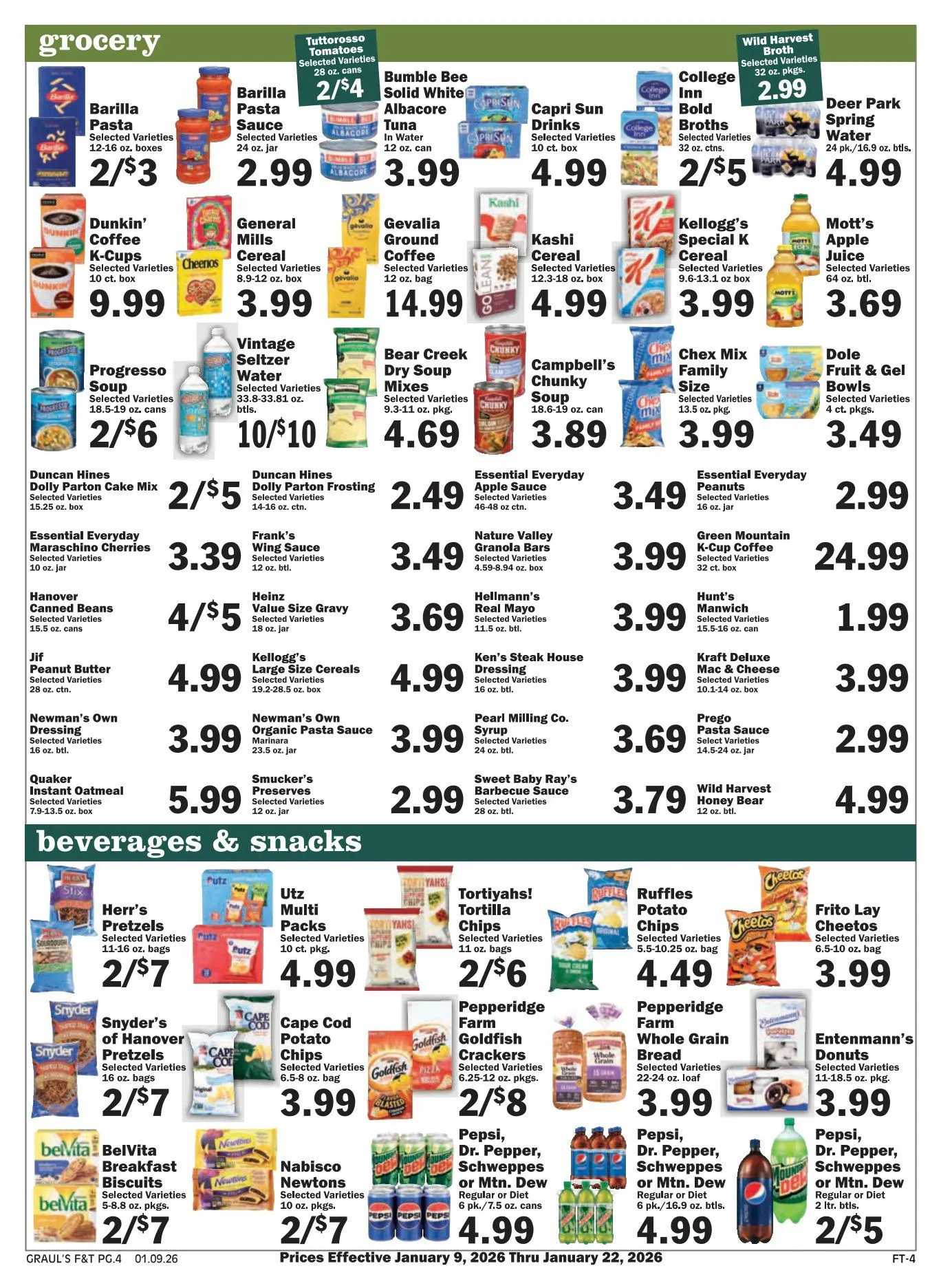 Weekly ad Graul's Market Sales from January 9 to January 22 2026 - Page 4