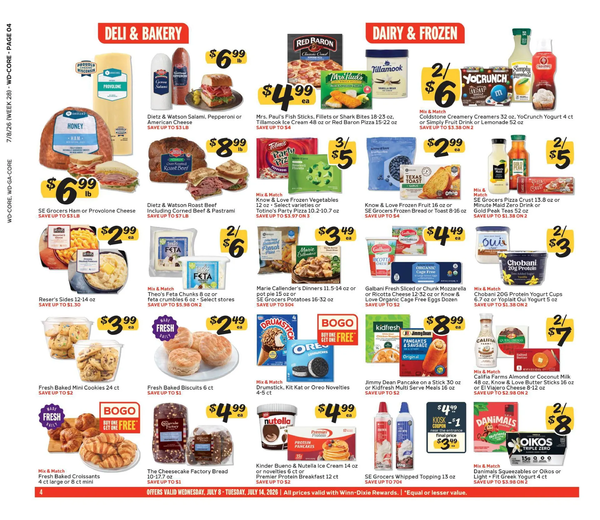 Weekly ad Winn Dixie Sales from July 8 to July 14 2026 - Page 4
