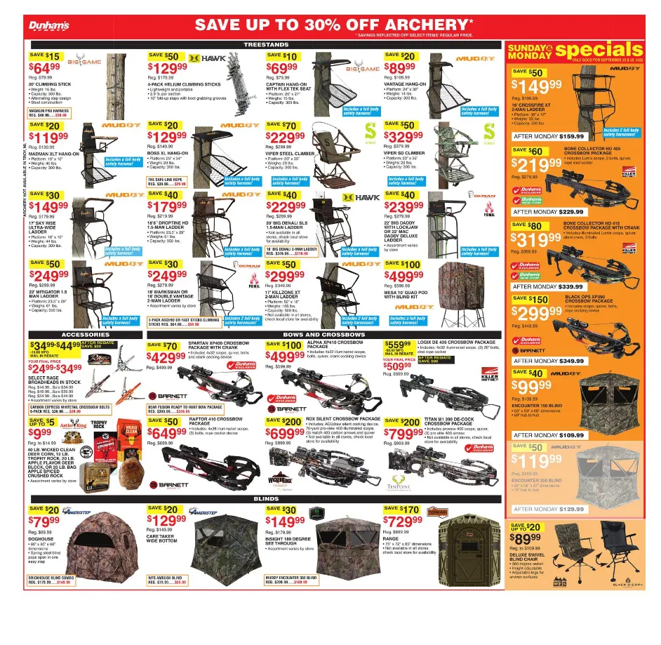 Weekly ad Dunham's Sports Sales from September 27 to October 2 2025 - Page 4