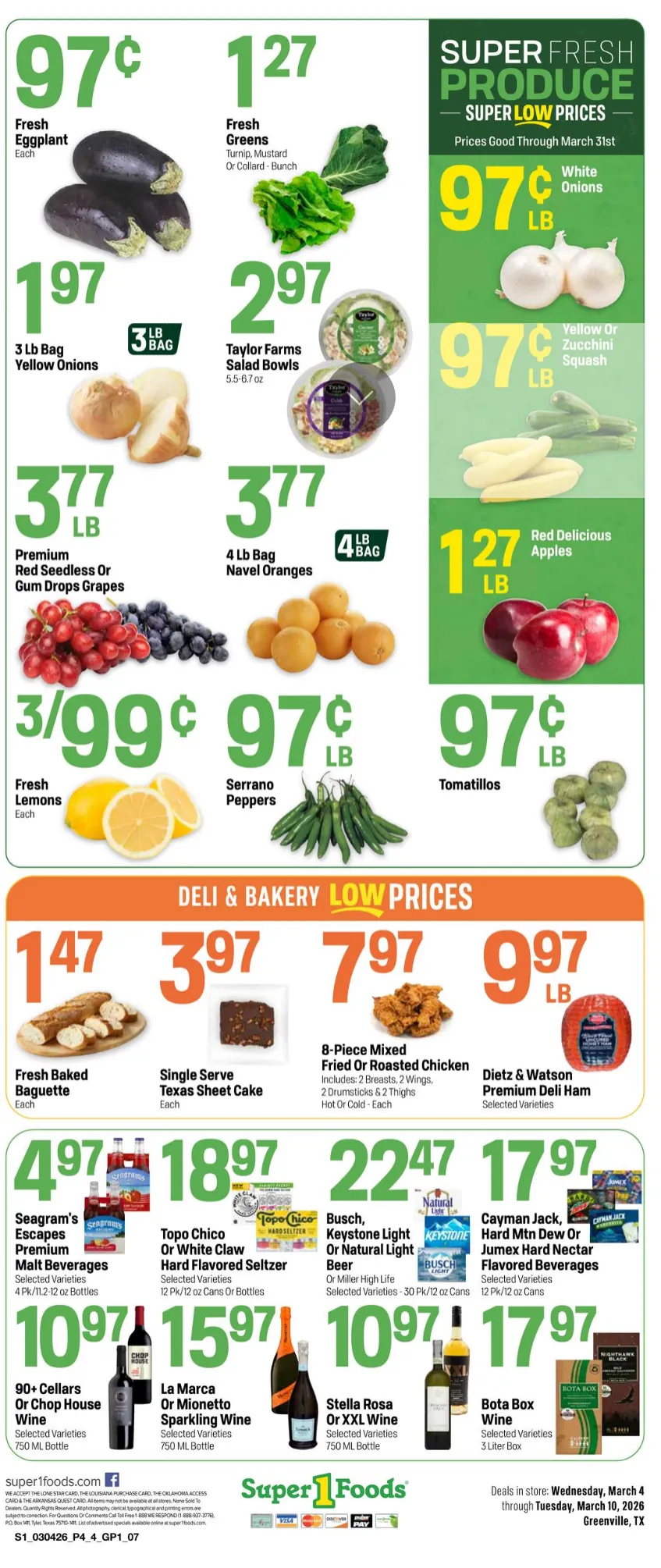 Weekly ad Super 1 Foods Sales from March 4 to March 10 2026 - Page 4