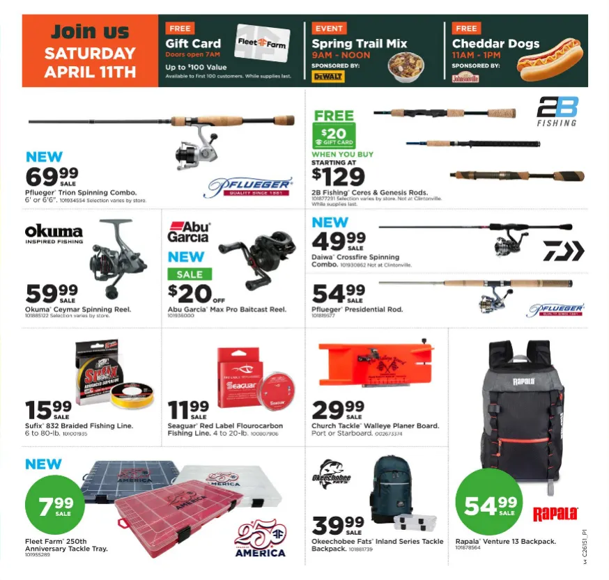 Weekly promotion Fleet Farm Sales spanning from April 6 to April 12 2026 - Page 4 for Catalogue 365