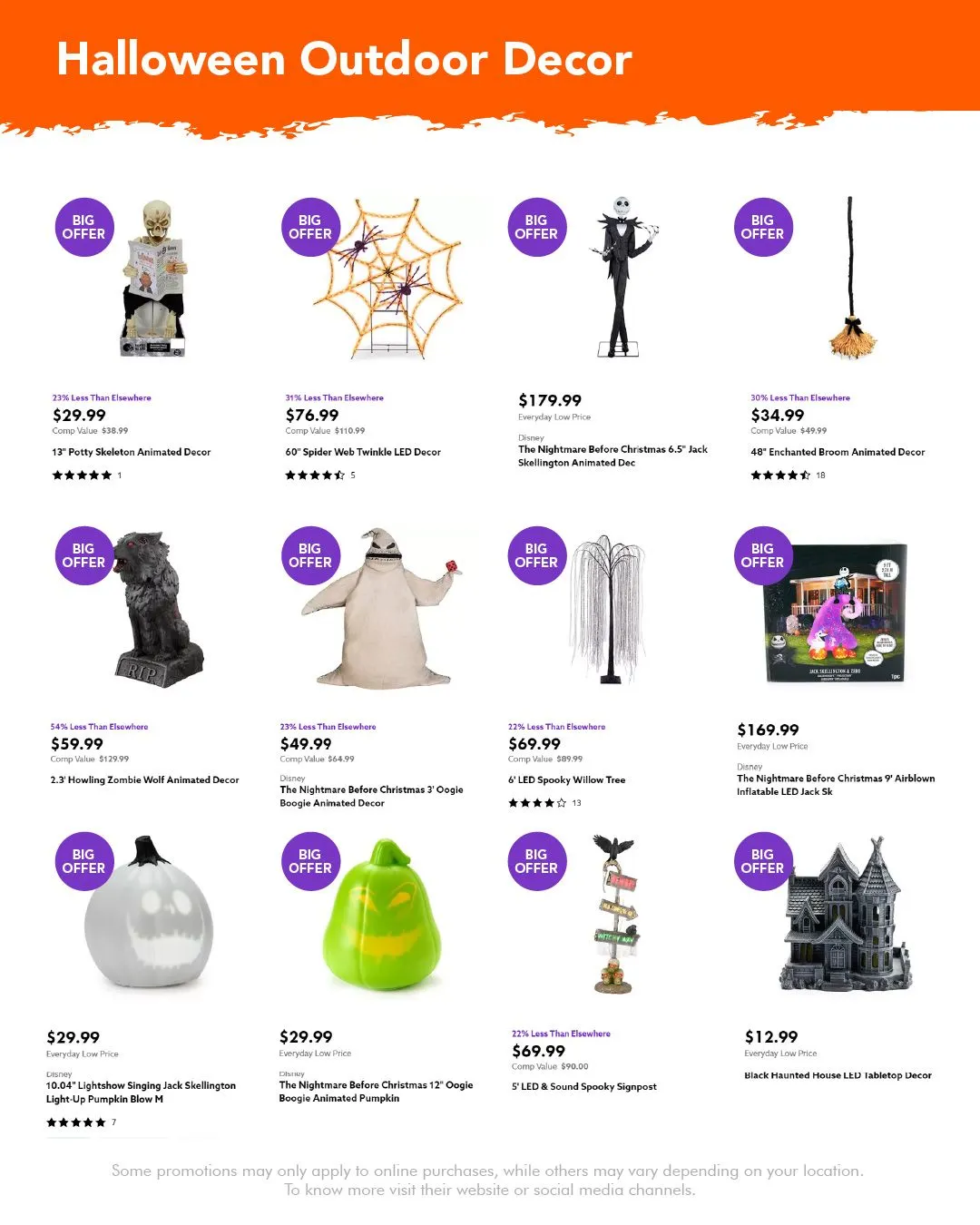 Weekly ad Halloween Decorations from August 14 to September 18 2024 - Page 3