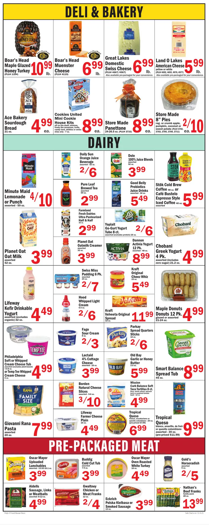 Weekly ad Food Bazaar Sales from December 4 to December 10 2025 - Page 4