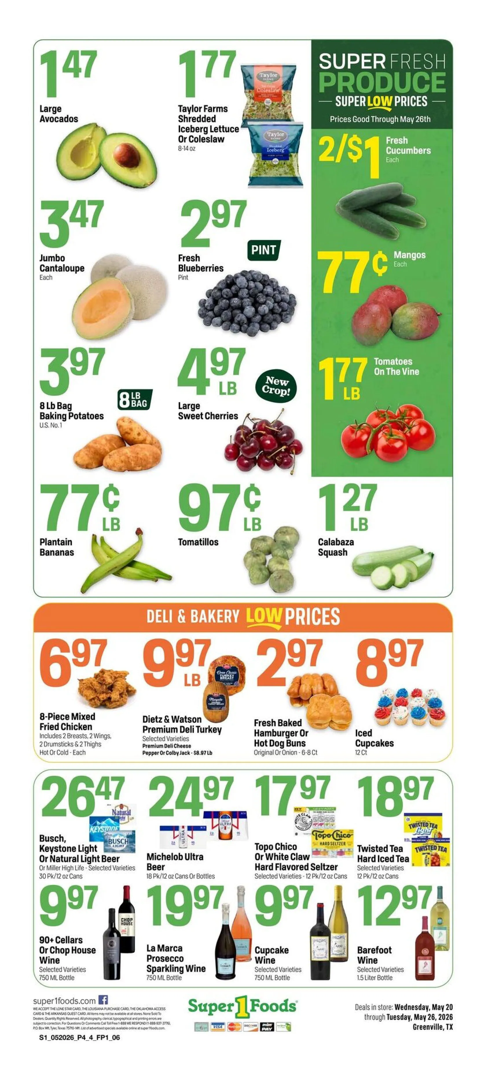 Weekly ad Super 1 Foods Sales from May 21 to May 26 2026 - Page 4