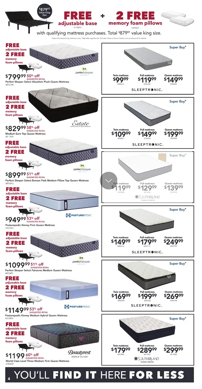 Weekly ad  Nebraska Furniture Mart Sales from February 18 to February 24 2026 - Page 4