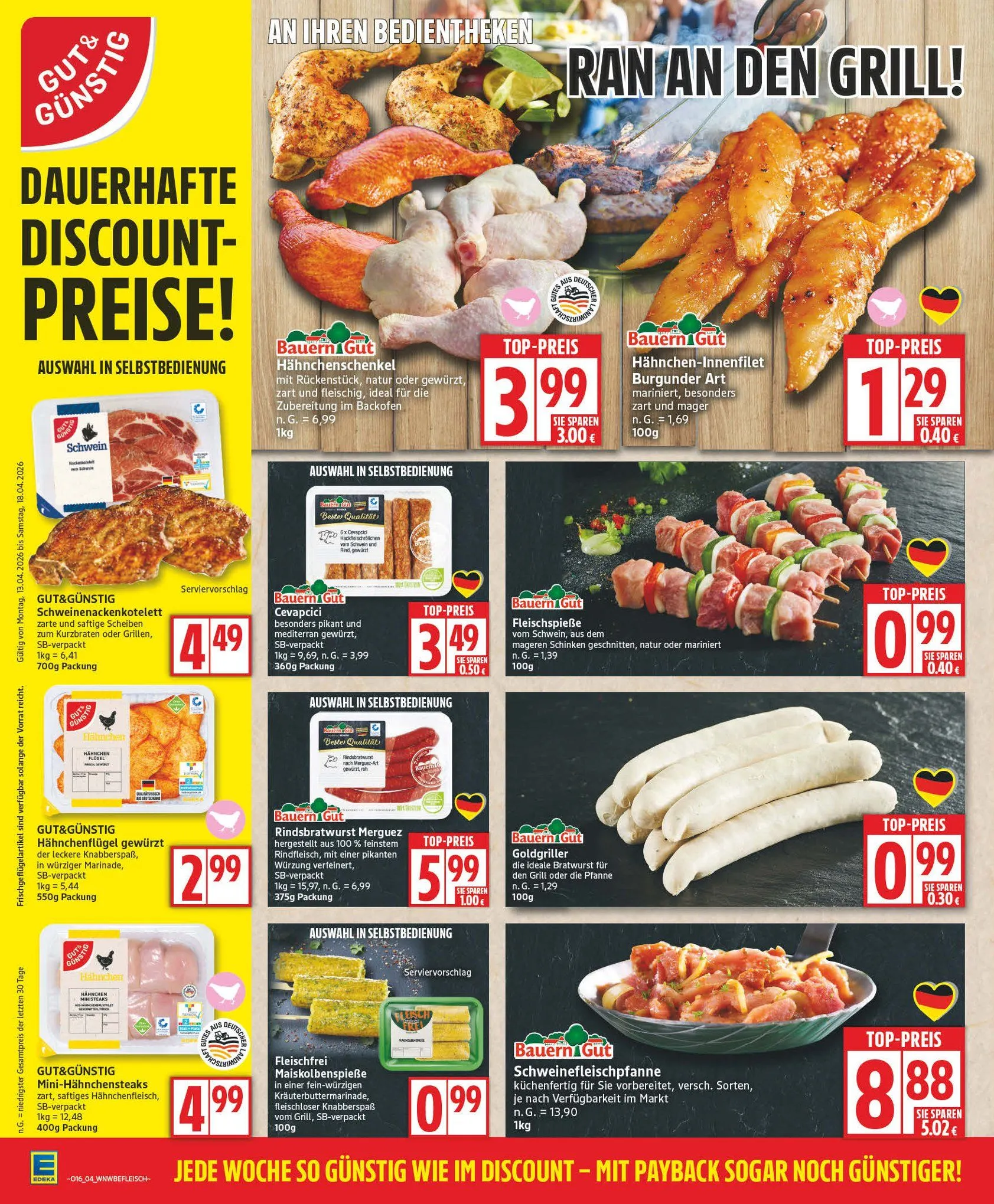 Edeka Prospekte von 13. April bis 18. April 2026 - Prospekt seite 4