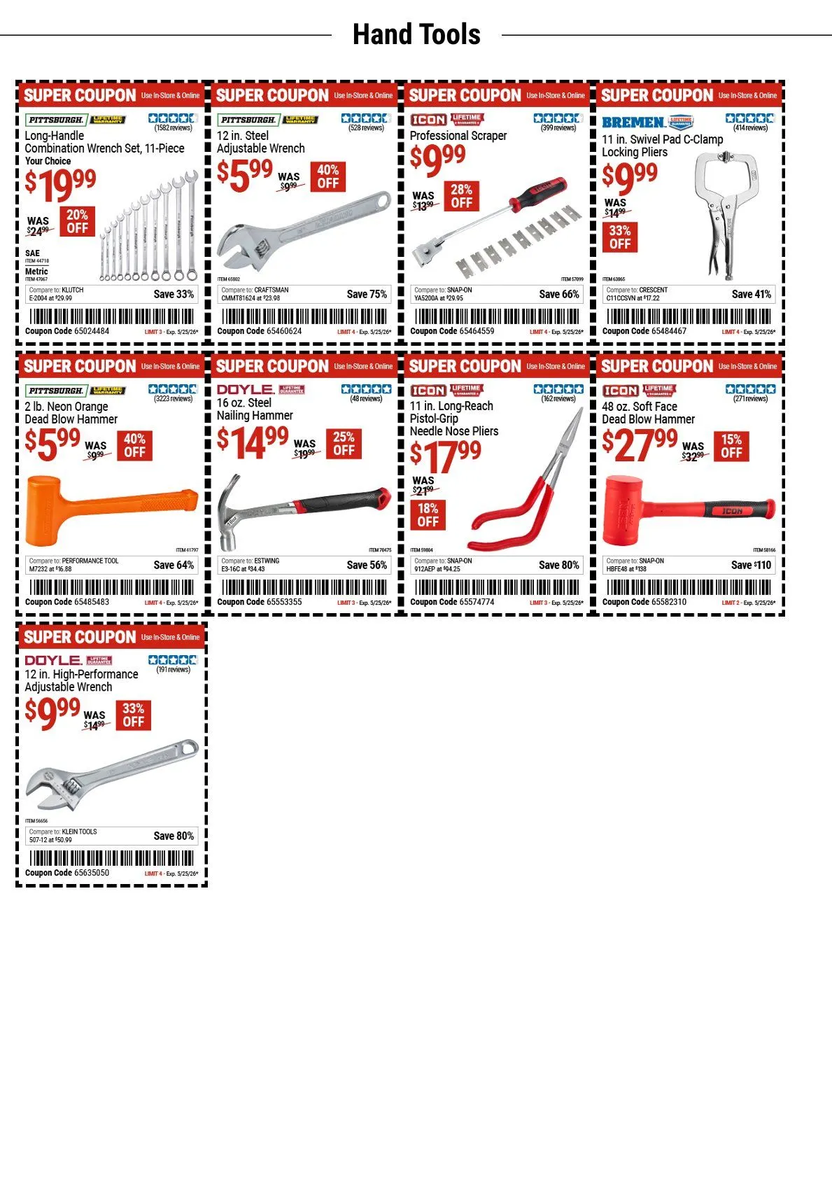Weekly ad Harbor Freight weekly ads from May 11 to May 25 2026 - Page 4