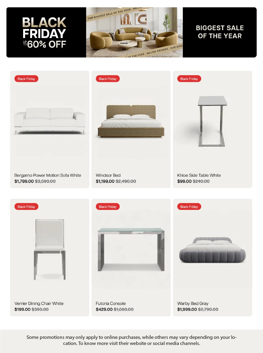 Weekly ad Modani Furniture Sales from November 25 to December 8 2025 - Page 3