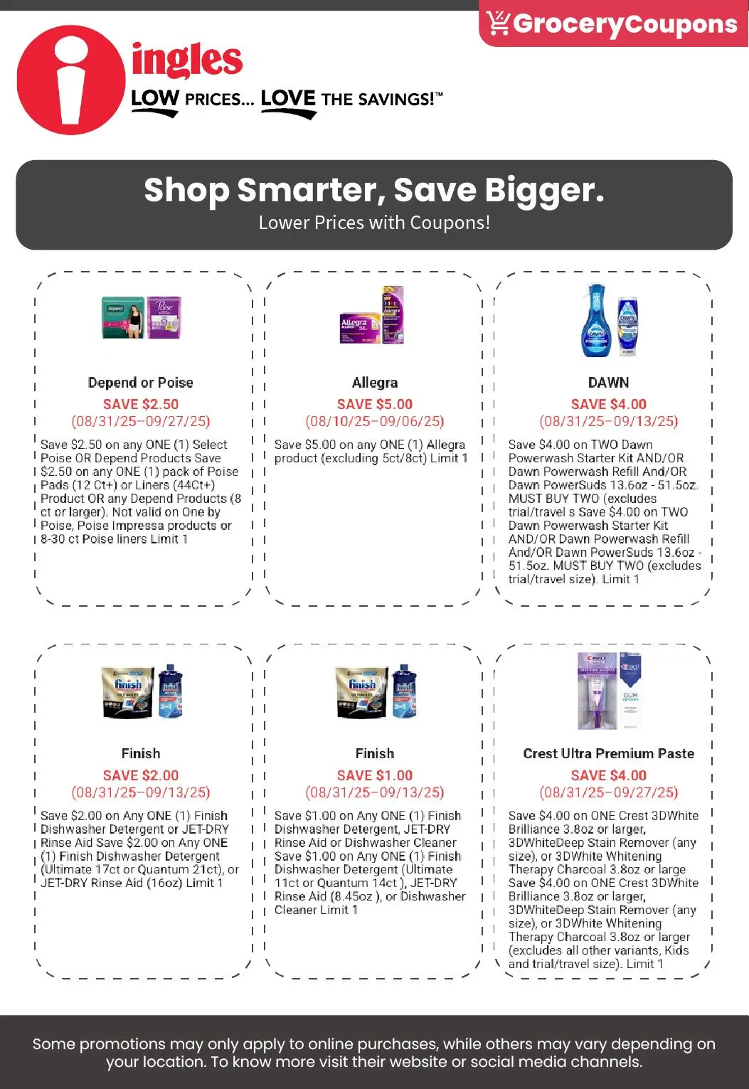 Weekly ad Ingles coupons from September 1 to September 30 2025 - Page 1