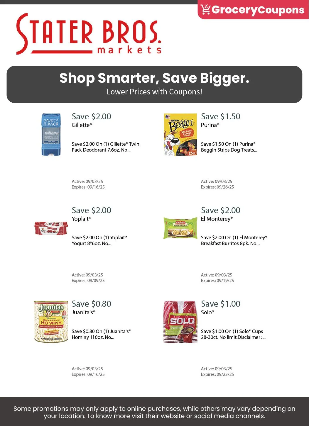 Weekly ad Stater Bros coupons from September 3 to September 30 2025 - Page 3