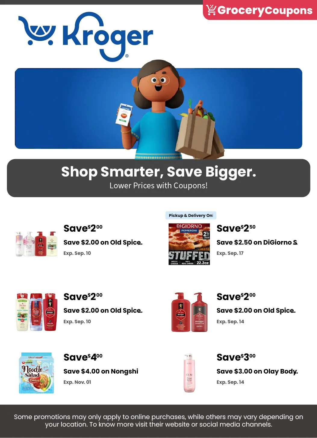 Weekly ad Kroger coupons from September 1 to October 8 2025 - Page 1