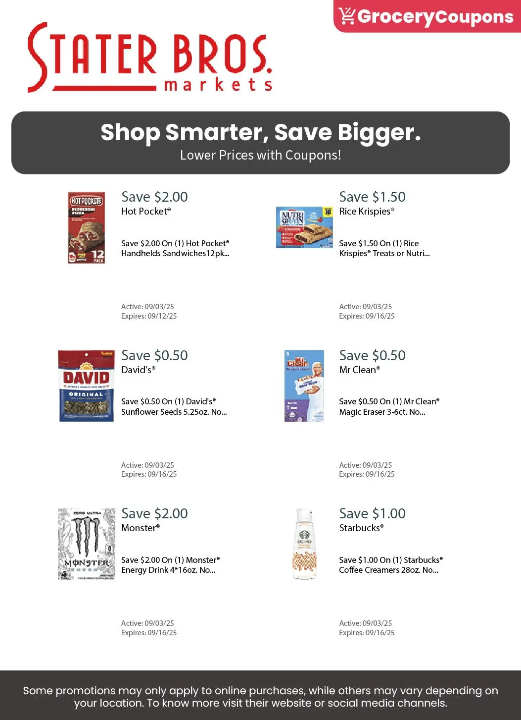Weekly ad Stater Bros coupons from September 3 to September 30 2025 - Page 4