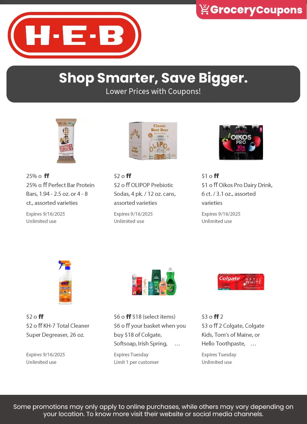 Weekly ad H-E-B coupons from September 3 to September 30 2025 - Page 5