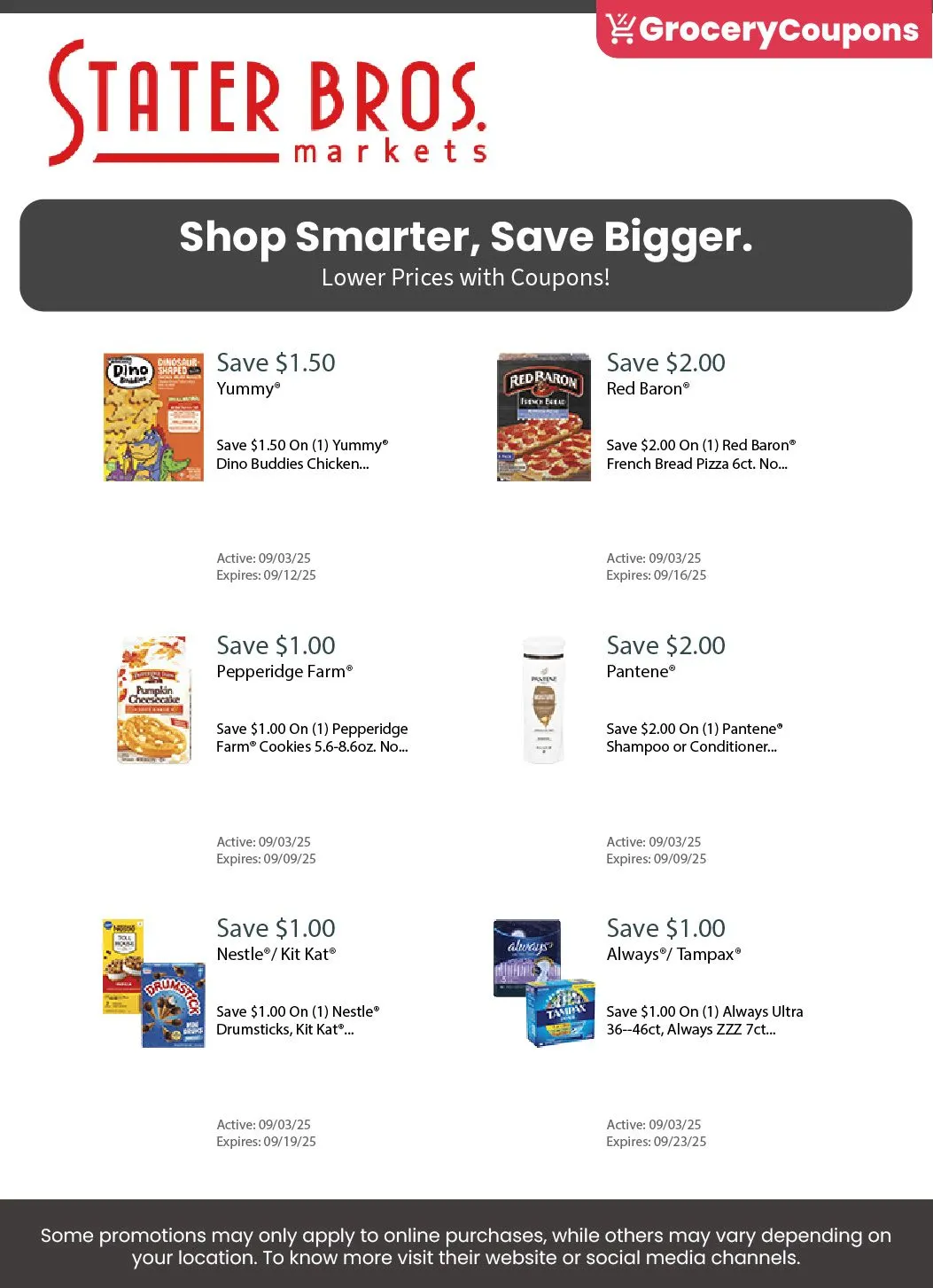 Weekly ad Stater Bros coupons from September 3 to September 30 2025 - Page 5