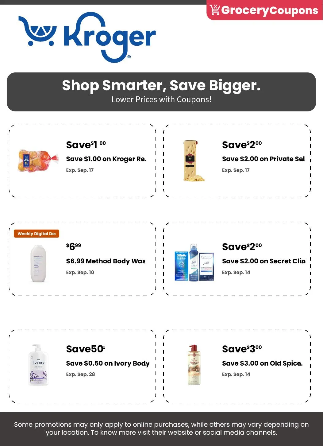 Weekly ad Kroger coupons from September 1 to October 8 2025 - Page 3
