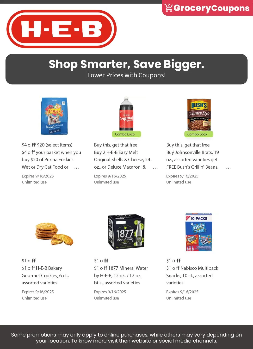 Weekly ad H-E-B coupons from September 3 to September 30 2025 - Page 6