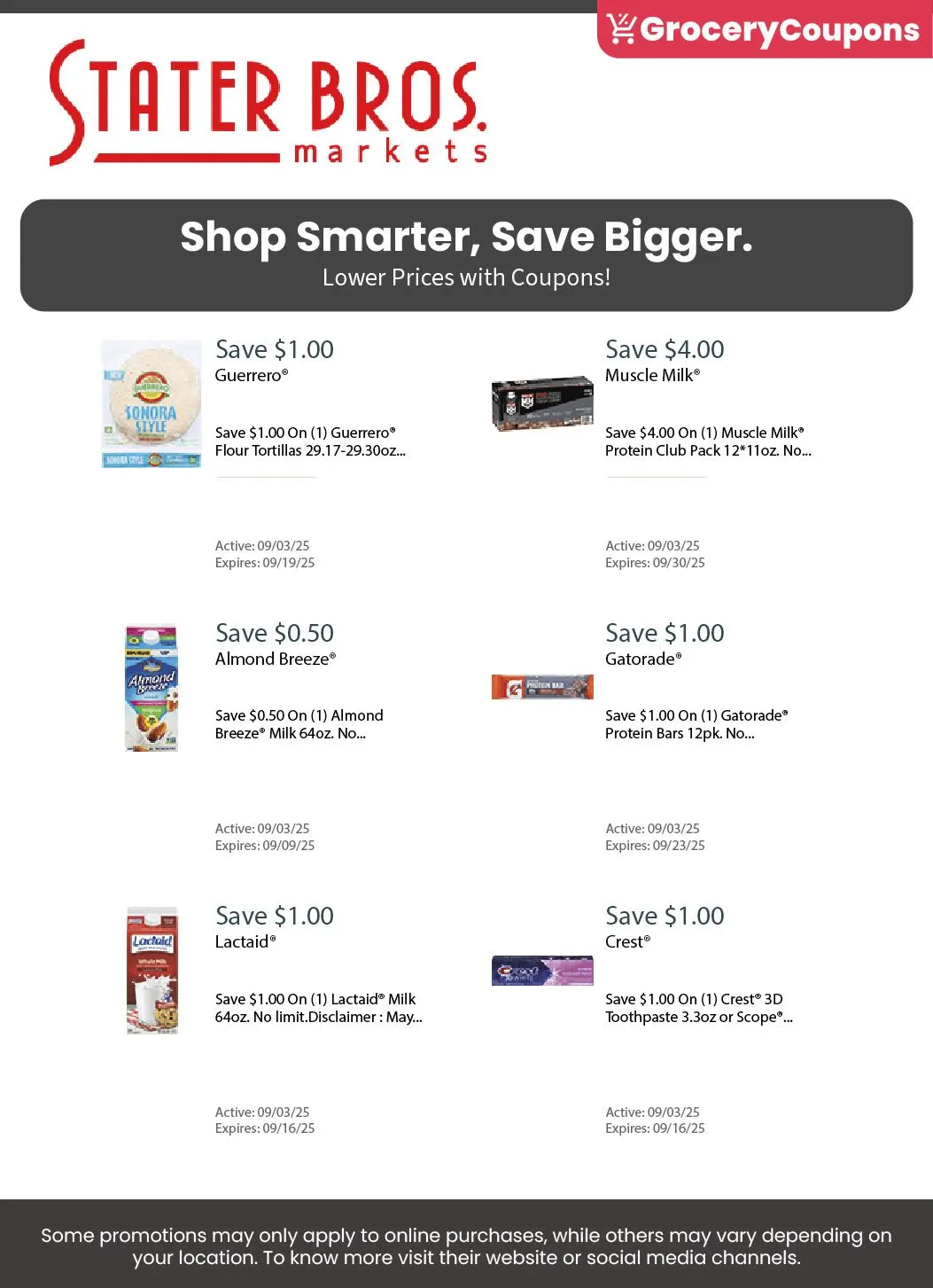 Weekly ad Stater Bros coupons from September 3 to September 30 2025 - Page 6