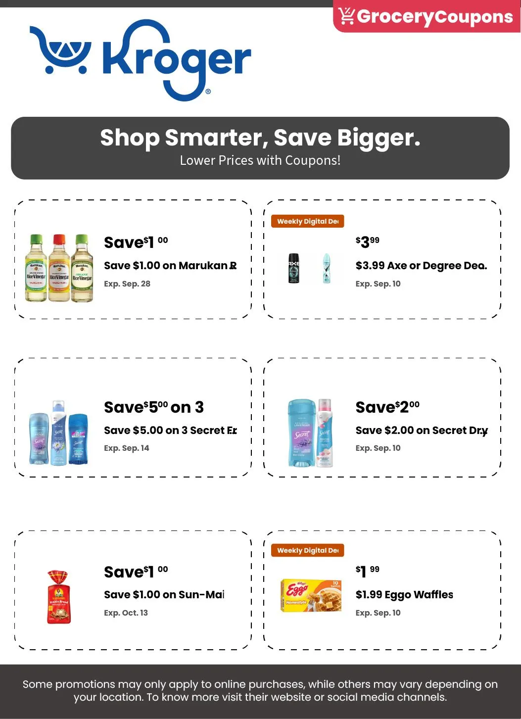 Weekly ad Kroger coupons from September 1 to October 8 2025 - Page 5