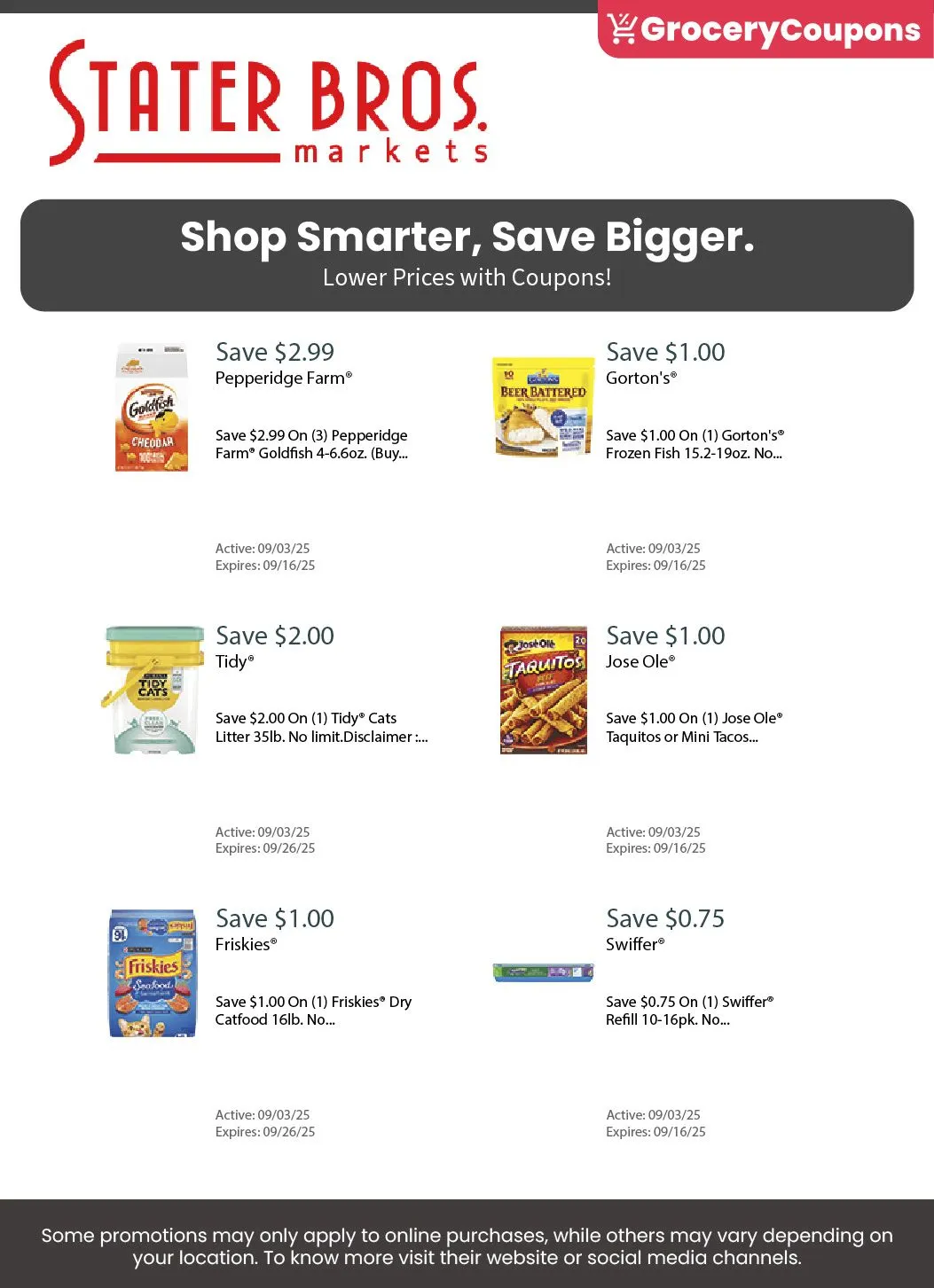 Weekly ad Stater Bros coupons from September 3 to September 30 2025 - Page 8